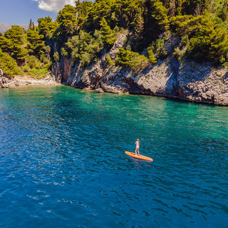 Exploring the Adriatic with SUP